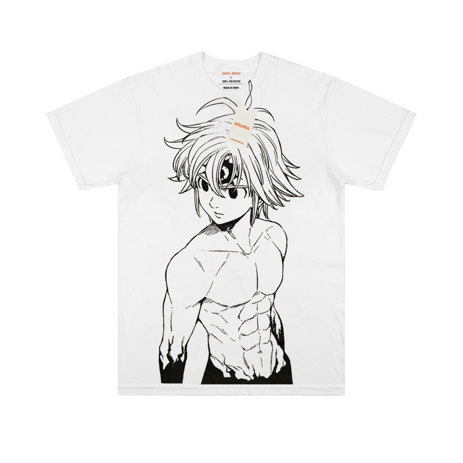 Seven Deadly Sins 7DS Assault Meliodas White Tee