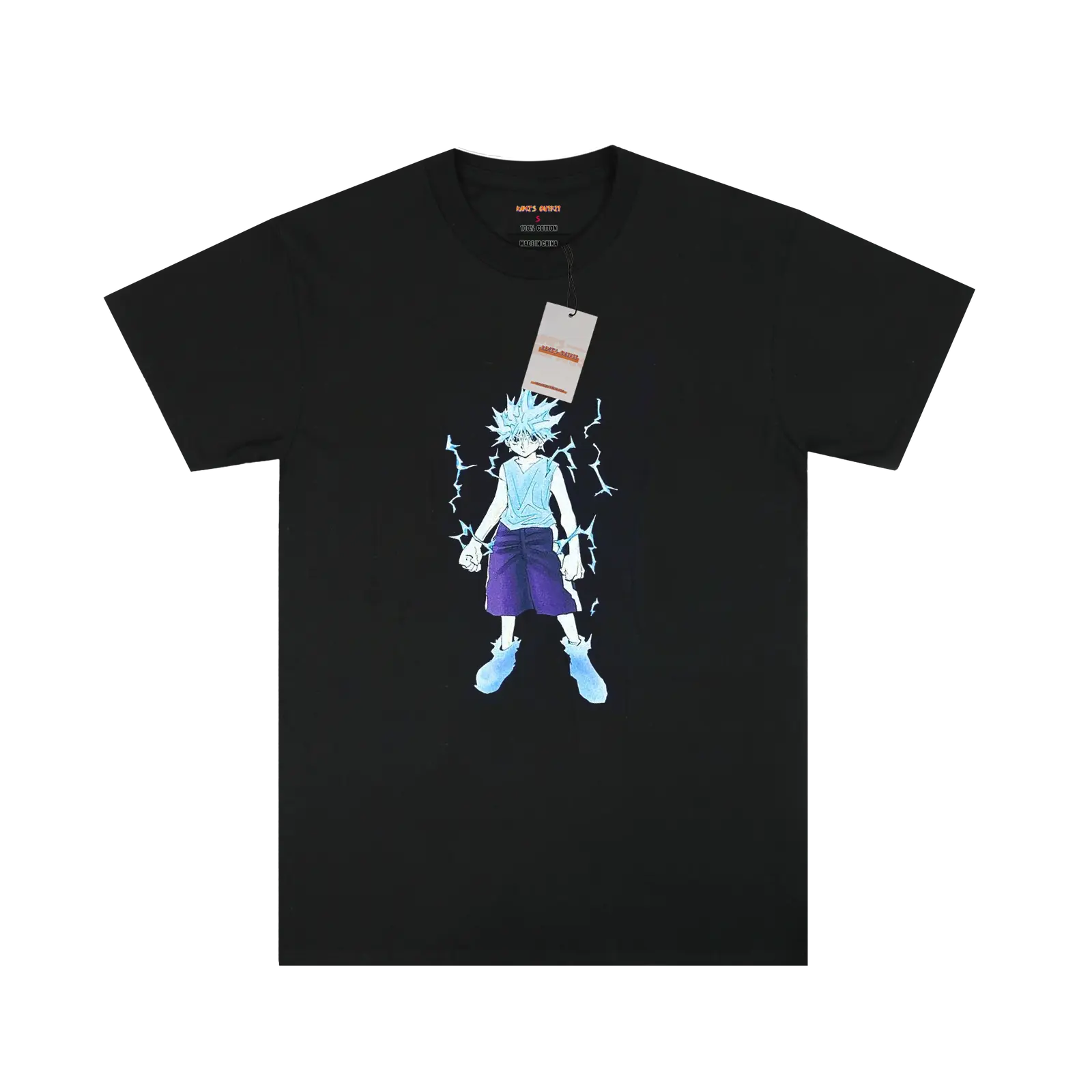 Thunder Killua Design T-shirt My Store