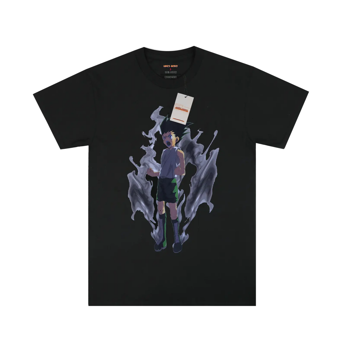 Transformed Gon Pattern T-shirt Black My Store