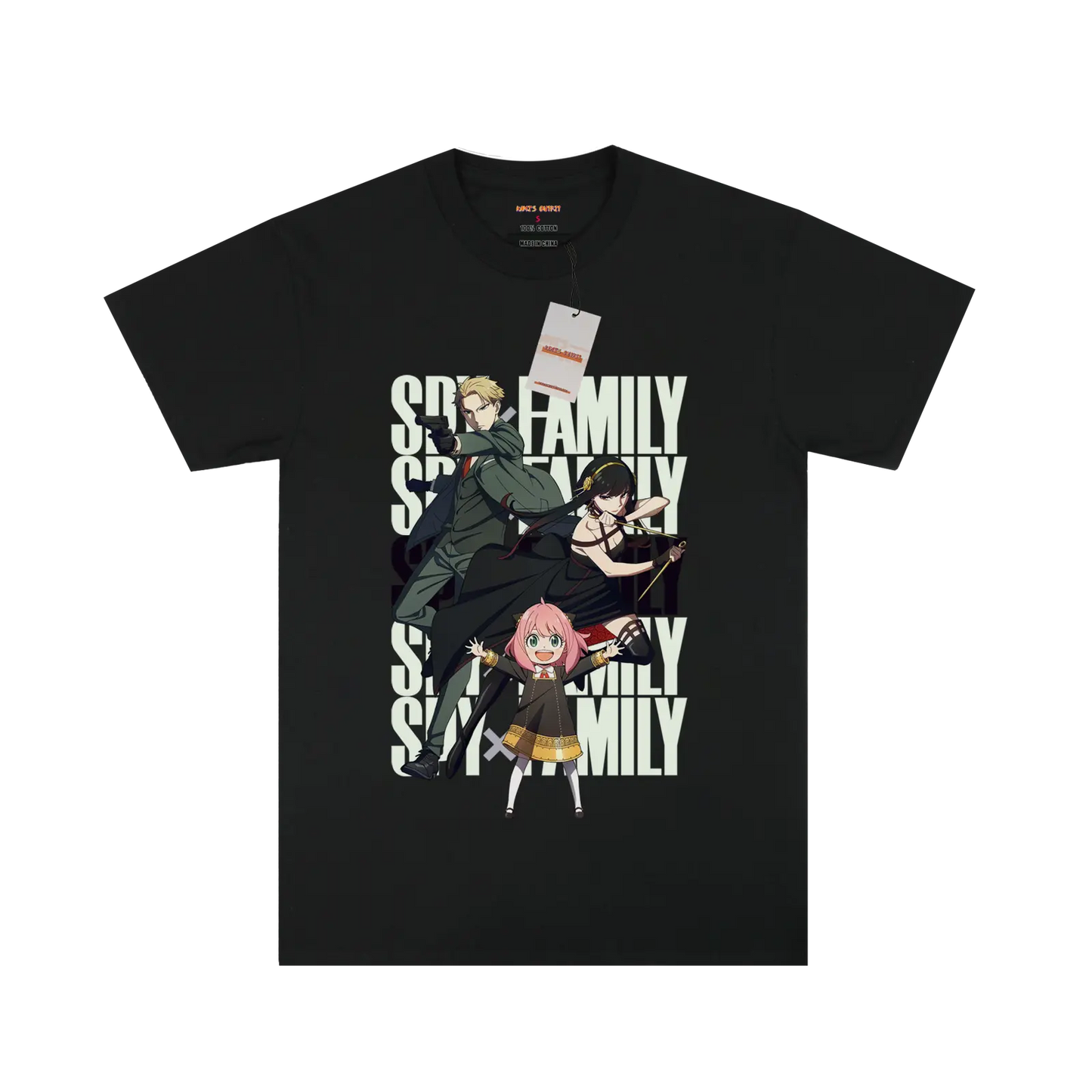 Spy Family Pattern Design T-shirt My Store