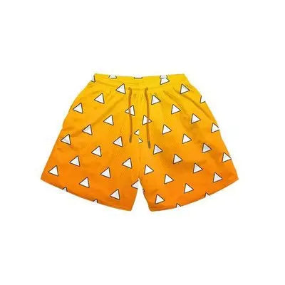 Water Pattern Drawstring Shorts My Store