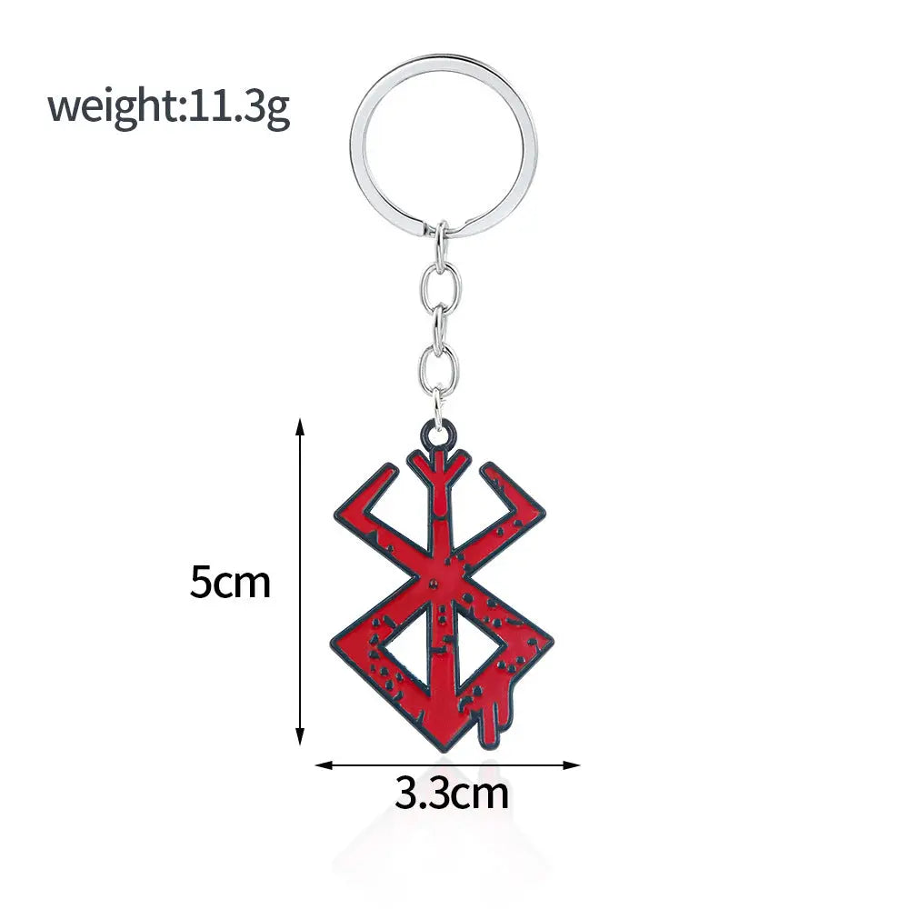 Demonic sigils logo Key Chain/Necklace My Store