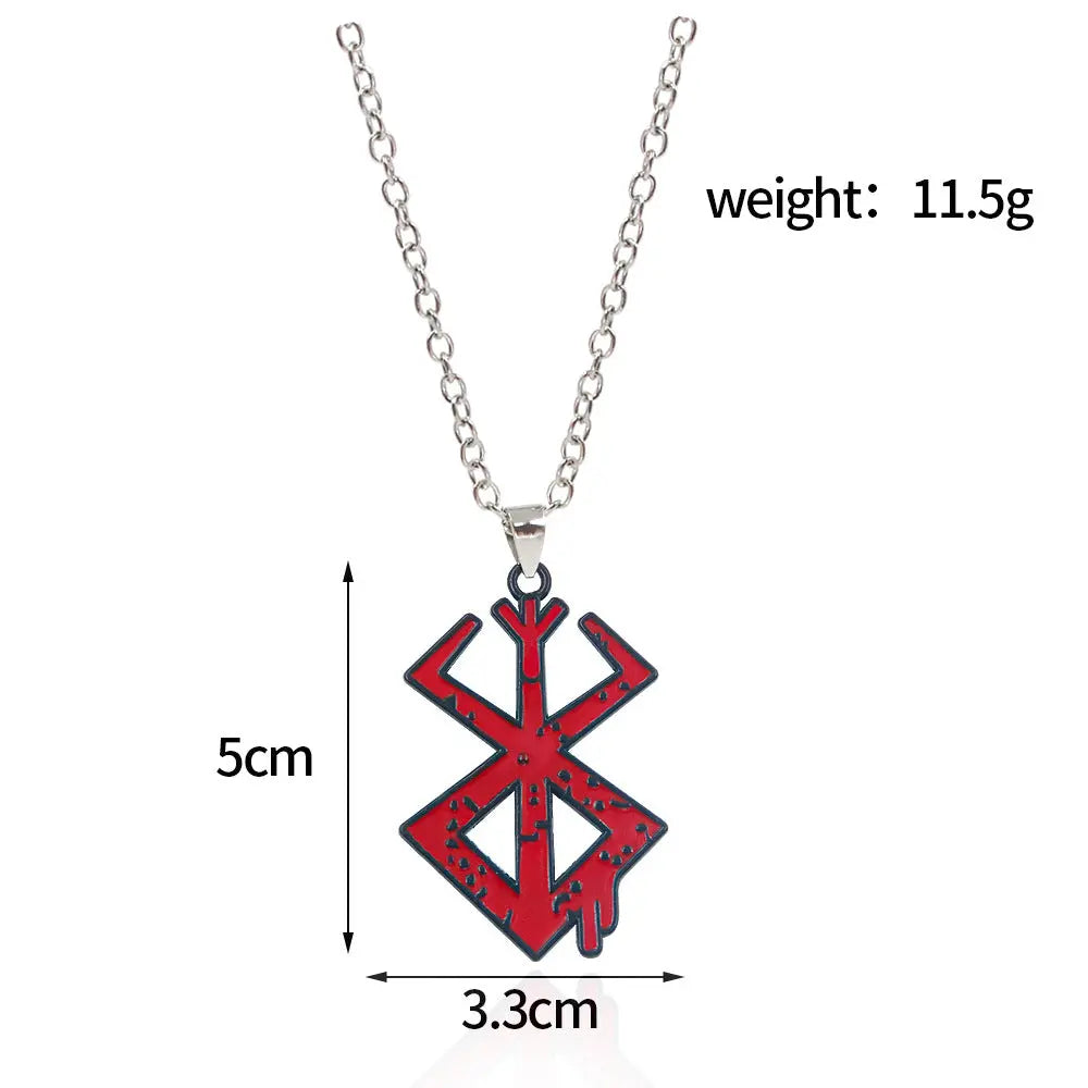 Demonic sigils logo Key Chain/Necklace My Store