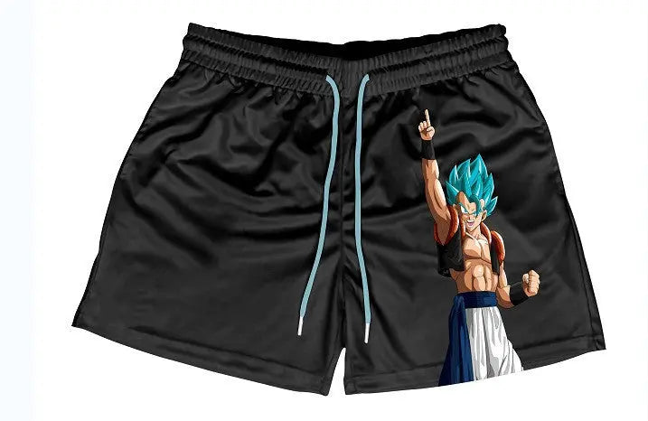 Goku Pattern Shorts My Store