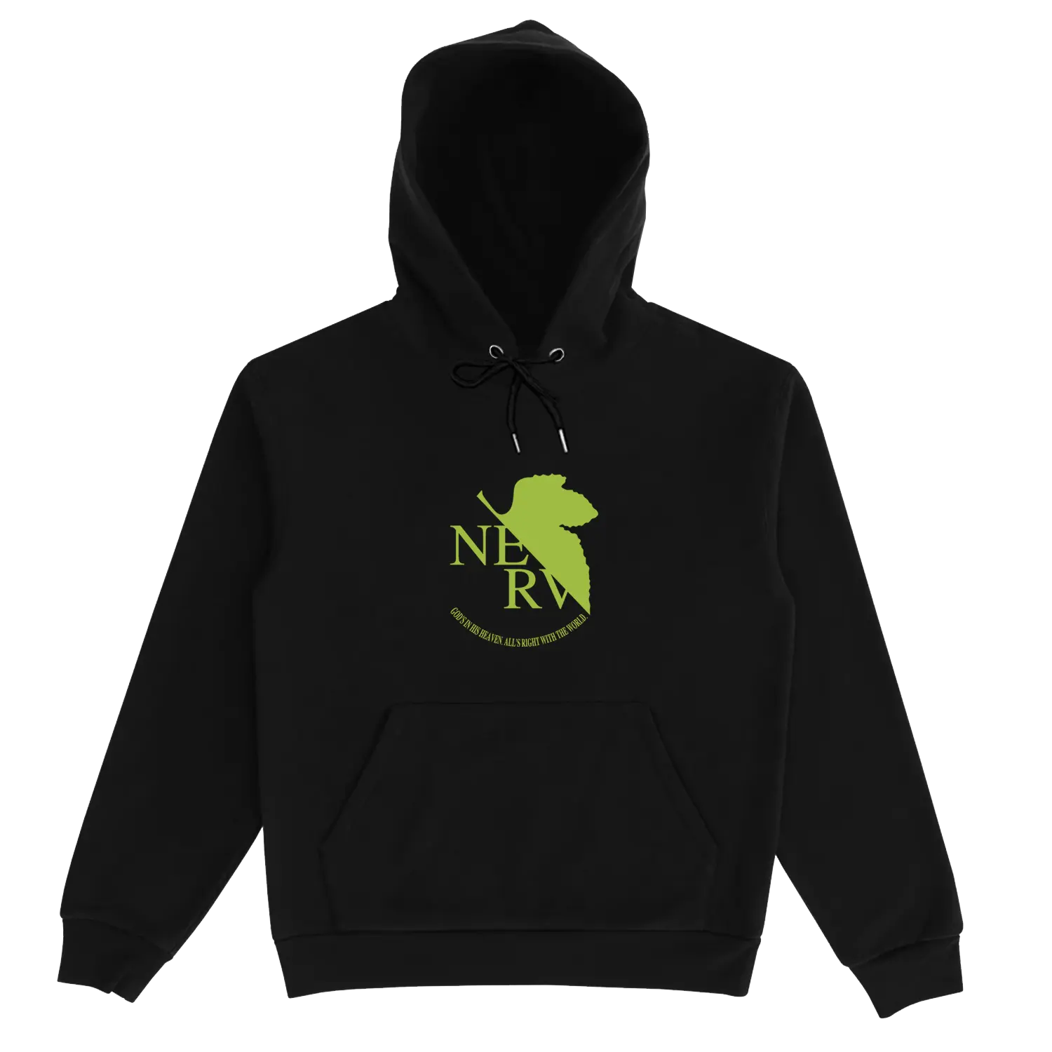 EVA Evangelion-01 Black Hoodie Front